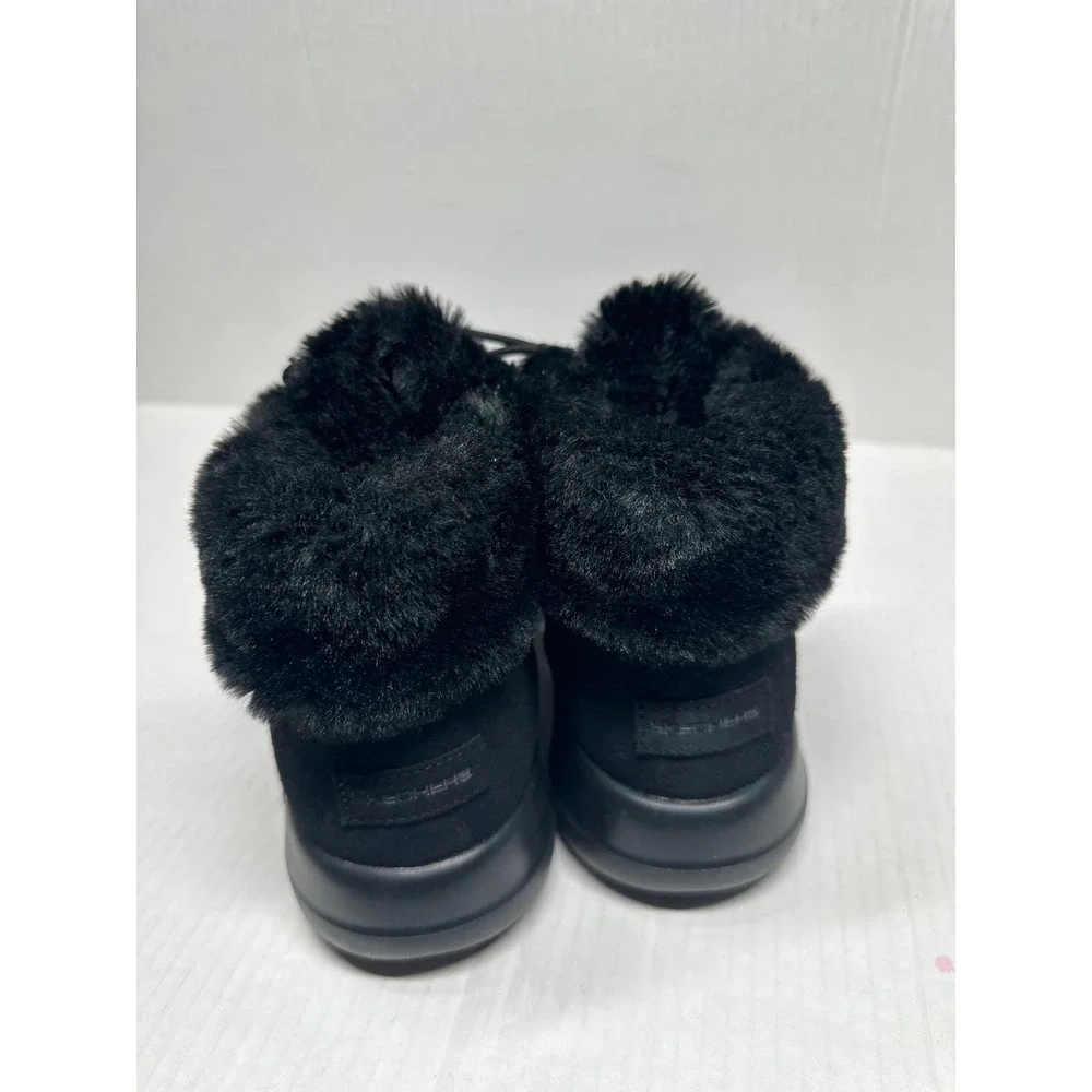 Skechers Women's‎ Performance On-The-Go Joy Bootie Black Shearling 15506 Size 9